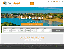 Tablet Screenshot of euroapartlafosca.com